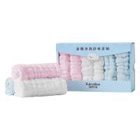 25*25 cm 6pcs/pack 100%  5 layers organic cotton baby face towel baby hand towel